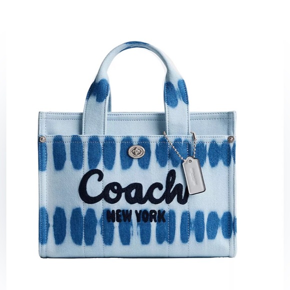 Coach Cargo 26 with Tie-Dye Leather Handbag - Picture 11 of 12